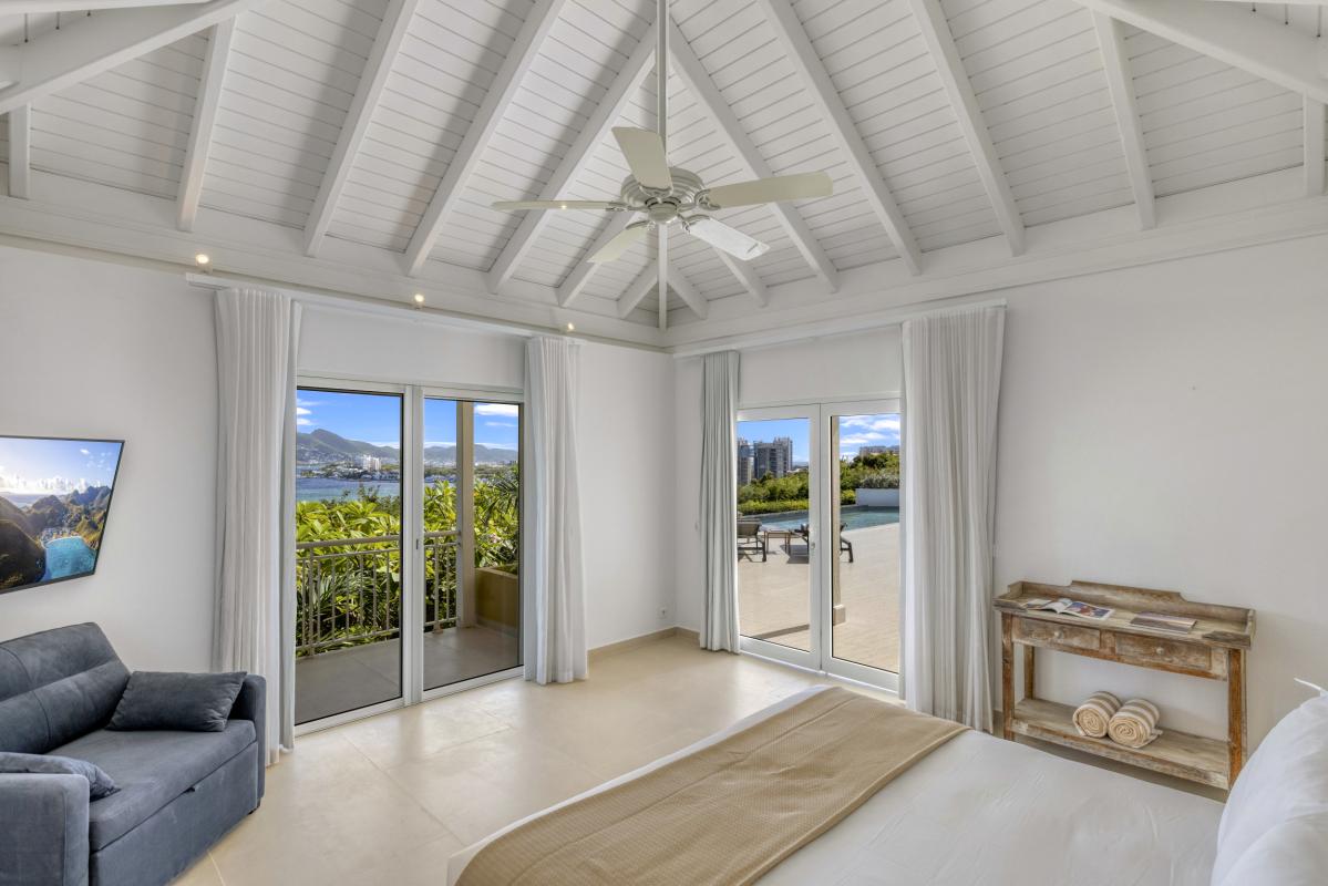 16.Location Villa piscine vue mer Terres Basses Saint Martin